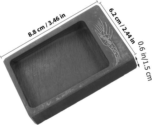 Mini Chinese Ink Slab Stone Grinding Surface for Drawing and Calligraphy in Kuwait