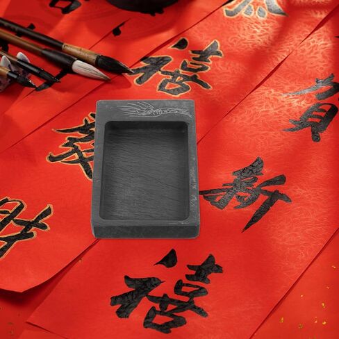 Mini Chinese Ink Slab Stone Grinding Surface for Drawing and Calligraphy in Kuwait
