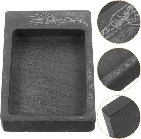 Mini Chinese Ink Slab Stone Grinding Surface for Drawing and Calligraphy in Kuwait