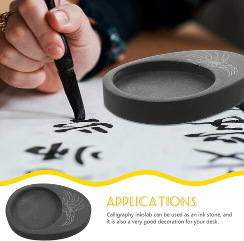 Toyvian Stone Ink Slab for Writing Brush Lettering and Chinese Painting in Kuwait
