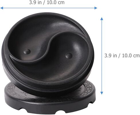 2pcs 2pcs Plastic Ink Dish with Lid, Desktop Calligraphy Accessory in Kuwait