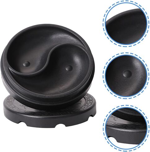 2pcs 2pcs Plastic Ink Dish with Lid, Desktop Calligraphy Accessory in Kuwait