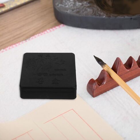 10pcs Chinese Calligraphy Ink Tray Inkstone with Lid Antique Design in Kuwait