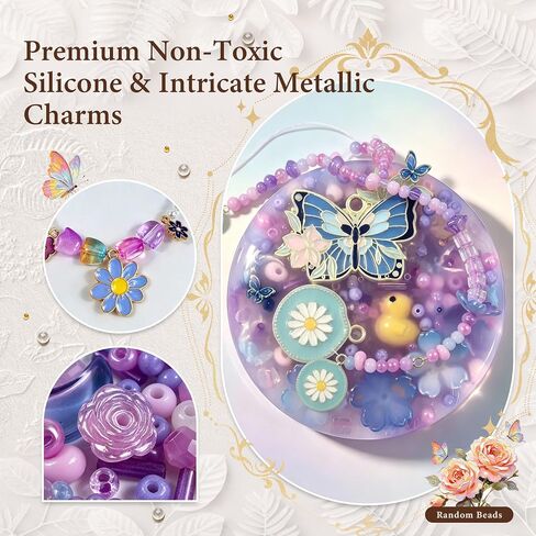 LOOMI 4 Pack Picky Pad - Artistic Oil Painting Inspired Skin Picking Fidget Toys for Adults - Aesthetic Sensory Picking Pad Set with Metallic Charms for Stress Management and Focus - 4 Unique Designs in Saudi Arabia