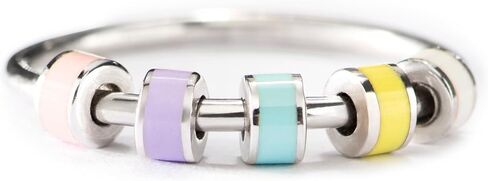 STORYJEWELLERY Fidget Ring, Anxiety Rings for Women, Spinner Ring, Silent Spinning Stress Rings, Fidget Jewelry, Womens Gifts in Kuwait