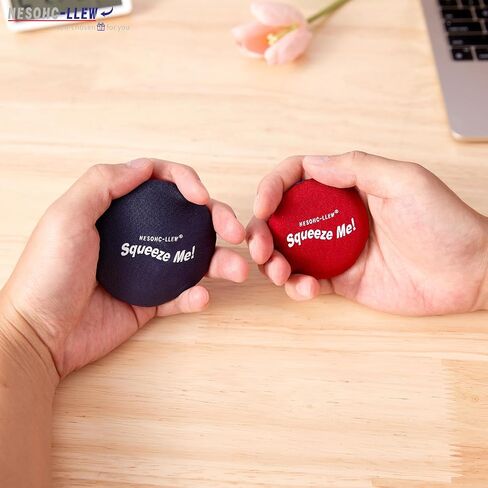Finger Squeeze Fidget for Adults – Silent Anxiety Relief Sensory Pad, Soft Silicone with Fabric Cover, Portable Desk Stress Relief Squeeze for Office Use (Multisize, 2) in Saudi Arabia