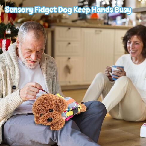 Fidget Blanket for Seniors with Dementia, Sensory Blanket for Dementia/Alzheimer’s Patients, Anxiety Relief, Keep Hands Busy and Stimulates Brain Activity in Kuwait