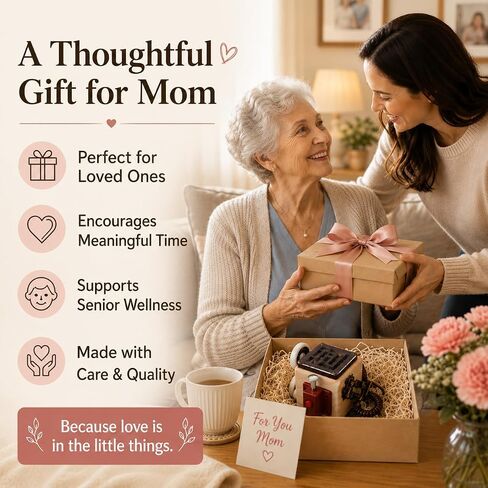 Busy Cube for Seniors, Wooden Dementia Fidget Toy, Sensory Activity Gift in Saudi Arabia