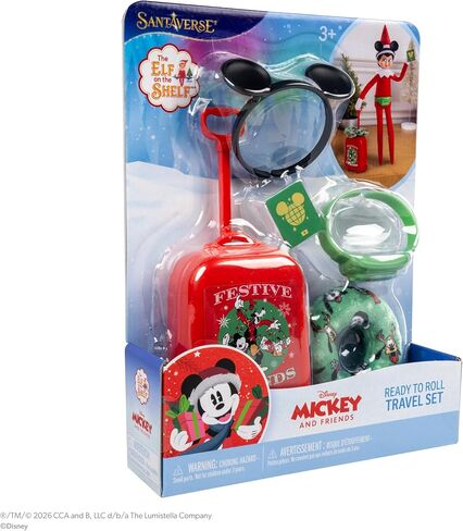 The Elf on the Shelf Disney Mickey Mouse Ready to Roll Travel Set in Kuwait