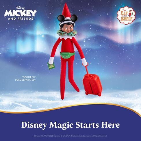 The Elf on the Shelf Disney Mickey Mouse Ready to Roll Travel Set in Kuwait