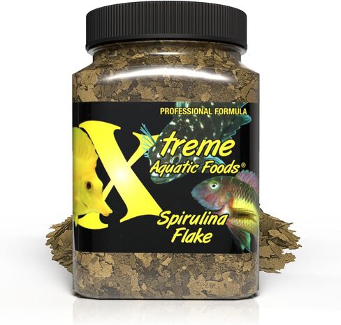 Xtreme Spirulina Flakes - Herbivore Tropical Fish Food (3.5oz) in Kuwait