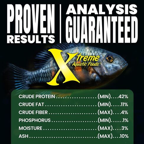 Xtreme Spirulina Flakes - Herbivore Tropical Fish Food (3.5oz) in Kuwait