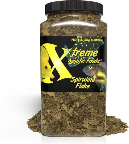 Xtreme Spirulina Flakes - Herbivore Tropical Fish Food (3.5oz) in Kuwait