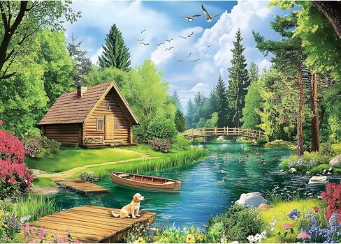 1000 Pieces Puzzles for Adults, Fall Seaside Puzzle 1000 Pieces in Saudi Arabia