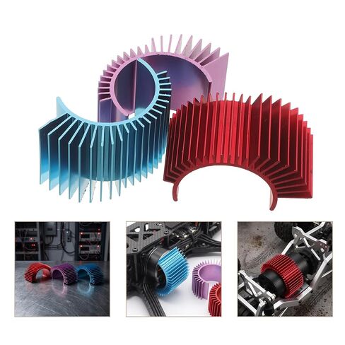 Motor Heatsink Fins 3660 Rc Aluminum for 3650 3pcs Brushless Motors in Kuwait