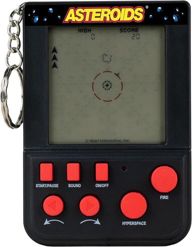 Fizz Creations Asteroids Keyring Arcade Game – Retro Handheld LCD in Kuwait