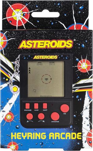 Fizz Creations Asteroids Keyring Arcade Game – Retro Handheld LCD in Kuwait