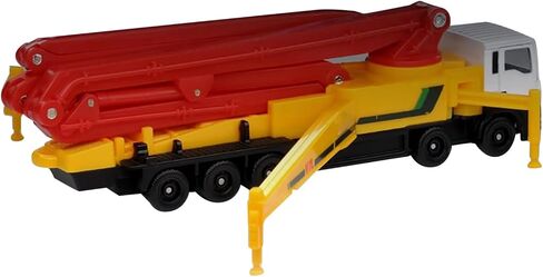 1/100 Scale Concrete Pump Truck Diecast Model Engineering Vehicle Car Toy Decor in Kuwait