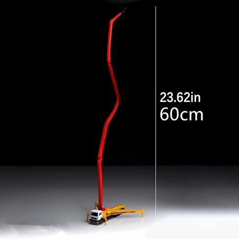 1/100 Scale Concrete Pump Truck Diecast Model Engineering Vehicle Car Toy Decor in Kuwait