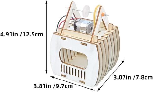 Boy Girl Sightseeing Cable Car Model Kit, 3 Sets Wood DIY Stem Project in Kuwait