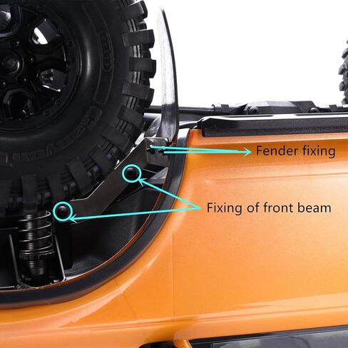 Repair Rubber Mudguard Fender Bracket Kit for Traxxas TRX4 2021 1/10 RC Car in Kuwait