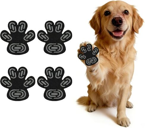 Dog Paw Protector, Dog Paw Grips Paw Pads, 24 Pcs in Kuwait