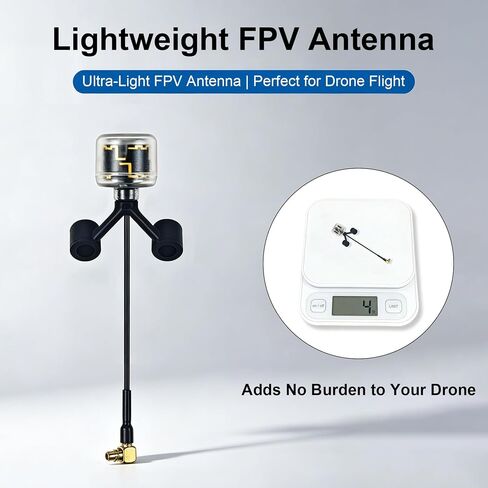 5.8GHz FPV Antenna, RHCP MMCX, 3dBi High Gain, 5.8G Stable Signal for FPV Racing Drone Quadcopter, RC Drones RX TX Remote Control in Kuwait