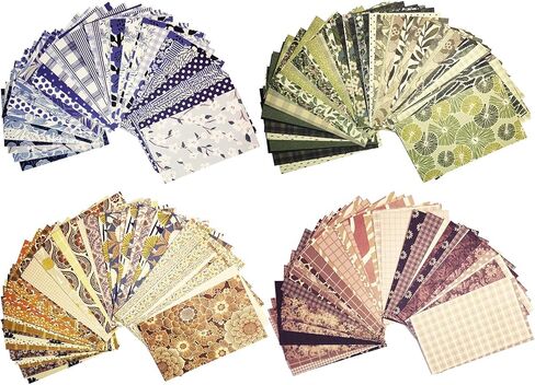 460 Sheets Vintage Scrapbook Papers Journaling Scrapbooking Supplies Kit junk journal supplies Decorative Craft Paper for Planner, Bullet Journal Collage Card Embellishment Retro Crafts in Kuwait