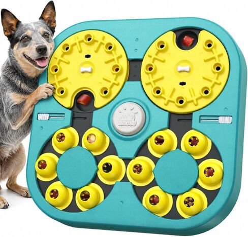 KADTC XL 5-Levels Dog Puzzle Toy, 6 Games Mental Stimulation for Smart Dogs in Saudi Arabia
