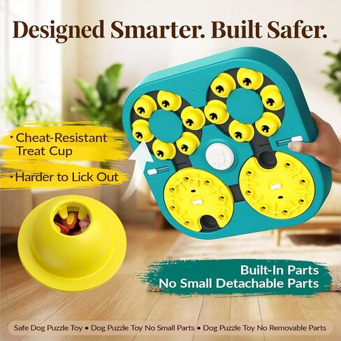 KADTC XL 5-Levels Dog Puzzle Toy, 6 Games Mental Stimulation for Smart Dogs in Saudi Arabia