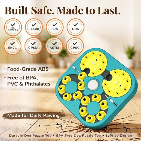 KADTC XL 5-Levels Dog Puzzle Toy, 6 Games Mental Stimulation for Smart Dogs in Saudi Arabia