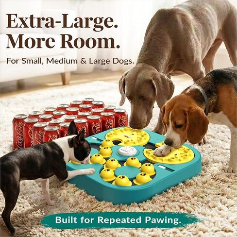 KADTC XL 5-Levels Dog Puzzle Toy, 6 Games Mental Stimulation for Smart Dogs in Saudi Arabia