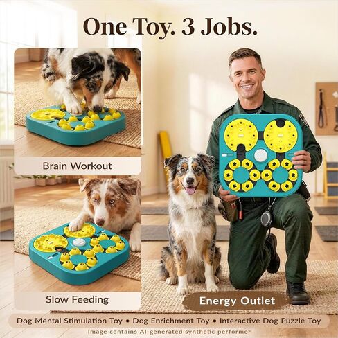 KADTC XL 5-Levels Dog Puzzle Toy, 6 Games Mental Stimulation for Smart Dogs in Saudi Arabia