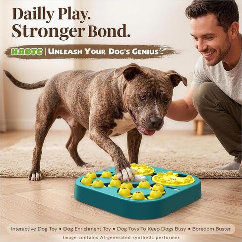 KADTC XL 5-Levels Dog Puzzle Toy, 6 Games Mental Stimulation for Smart Dogs in Saudi Arabia