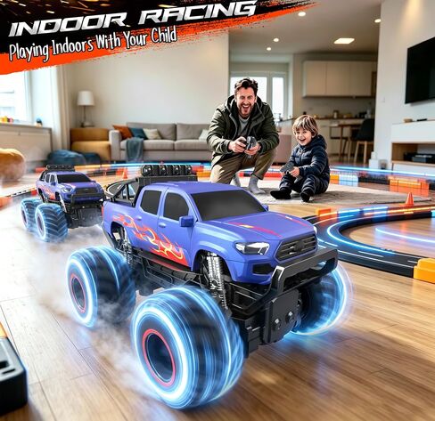 Exploding RC Monster Trucks 1:16 Crash Transform Car Mist Spray Effect in Kuwait