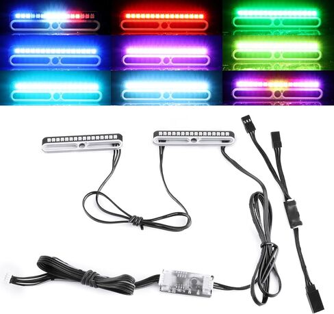 GLOBACT RC LED Light Kit for RC Car Universal Parts, 16 LEDs in Kuwait
