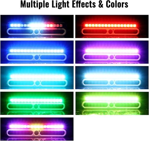GLOBACT RC LED Light Kit for RC Car Universal Parts, 16 LEDs in Kuwait