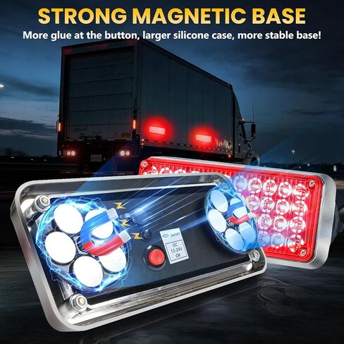 Upgraded Wireless Strobe Lights w/Remote Control for Trucks in Kuwait