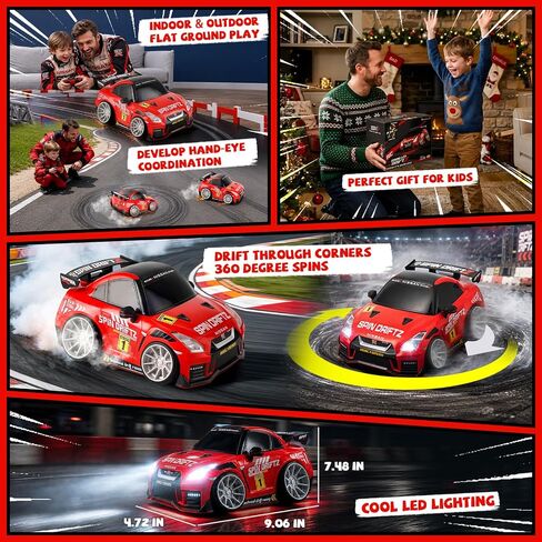 AEROQUEST GT-R R35 Red Remote Control RC Drift Car for Kids Aged 3+ in Saudi Arabia