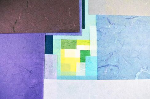 70 Hand Made Tissue Mulberry Paper Sheets Natural Fiber Design for Japanese Origami Hand Craft (A4 Size) in Kuwait