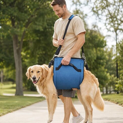 Dog Belly Support Sling, Adjustable Walking Aid for Senior Dogs, M, 10-20 lb in Kuwait