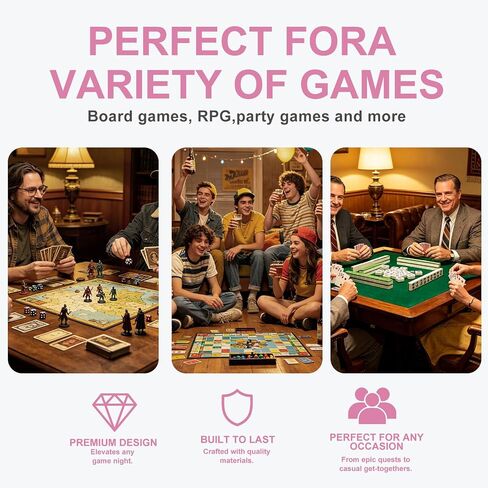Mahjong Dice, Pink, 16mm, 6-Pack in Saudi Arabia