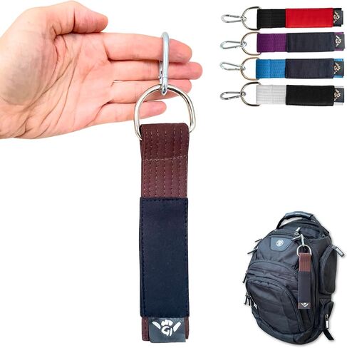 BJJ Keychain with Carabiner for Jiu Jitsu Backpack All Belt Rankings BJJ Colors Gifts for Jiu Jitsu in Kuwait