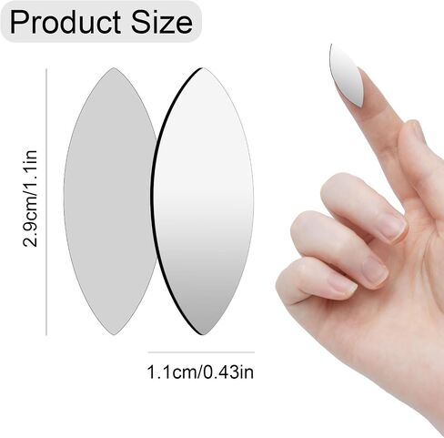 300Pcs Mini Leaf Shape Craft Mirrors Mosaic Tiles Self Adhesive in Kuwait