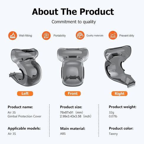 STARTRC PHOTO Landing Gear and Gimbal Protector for DJI 3S Accessories in Kuwait