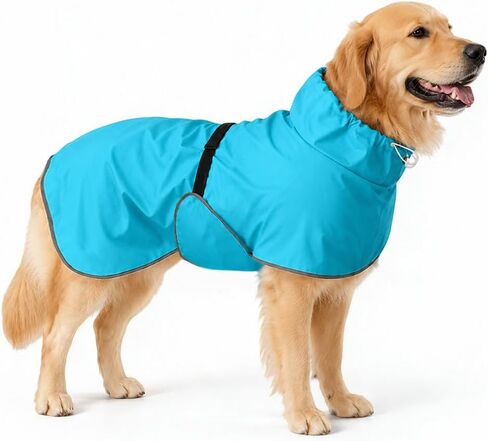 King Mills Plus Size Dog Raincoat, Waterproof, for Dogs 50 Lbs & Above, XL in Saudi Arabia