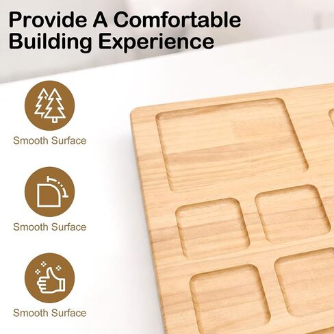 41-Inch Tri-Fold Building Tray for Lego with 4 Brick Sorting Trays in Kuwait