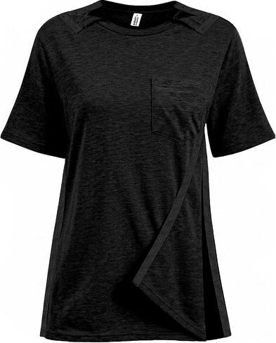 Unisex Post Shoulder Surgery Shirts for Men Rotator Cuff Chest Recovery Shirt Women Full Snap Access Dialysis Chemo Clothing in Saudi Arabia