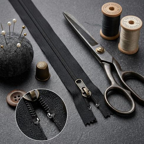 Shimmeroo 60Pcs Zipper Stops, #3#5 U Shape Zipper Stoppers Ends in Kuwait