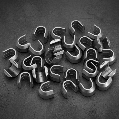 Shimmeroo 60Pcs Zipper Stops, #3#5 U Shape Zipper Stoppers Ends in Kuwait